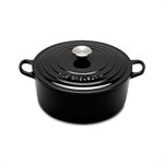 Cocotte ronde ébène 24 cm Le Creuset